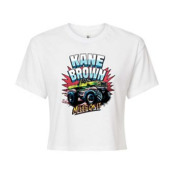 Juniors' Kane Brown Miles On It Cropped Tee