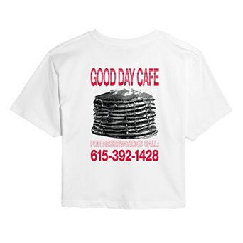 Juniors' Russell Dickerson Good Day Café Cropped Tee