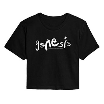 Juniors' Genesis Logo Cropped Tee