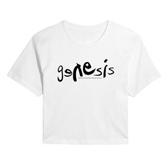 Juniors' Genesis Logo Cropped Tee