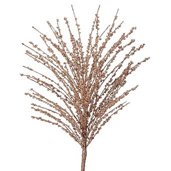 24" Glitter Grass Spray Festive Christmas Decoration