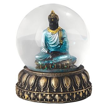 FC Design 3"H Buddha Meditating Snow Globe Decoration Home Room Decor