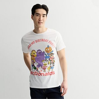 Men's Birthday Party Crew Graphic Tee