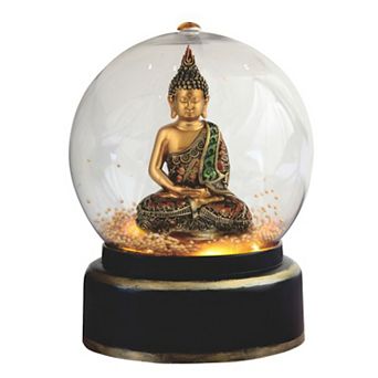 FC Design 7.5"H Golden Buddha in Air Powered Snow Globe Decoration Home Room Decor