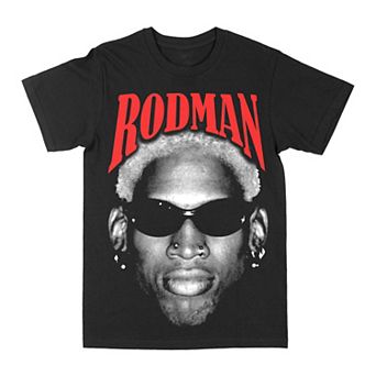 Men's Dennis Rodman Jumbo Face Graphic Tee