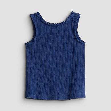Baby & Toddler Girl Jumping Beans® Crochet Trim Tank Top