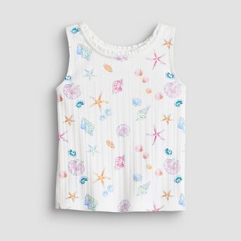 Baby & Toddler Girl Jumping Beans® Crochet Trim Tank Top