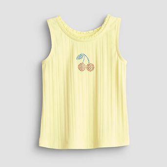Baby & Toddler Girl Jumping Beans® Crochet Trim Tank Top