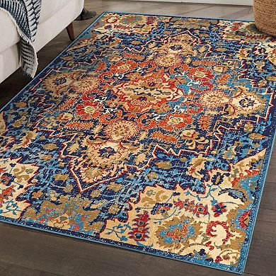Luxe Weavers Geometric Diamond Shaped Area Rug