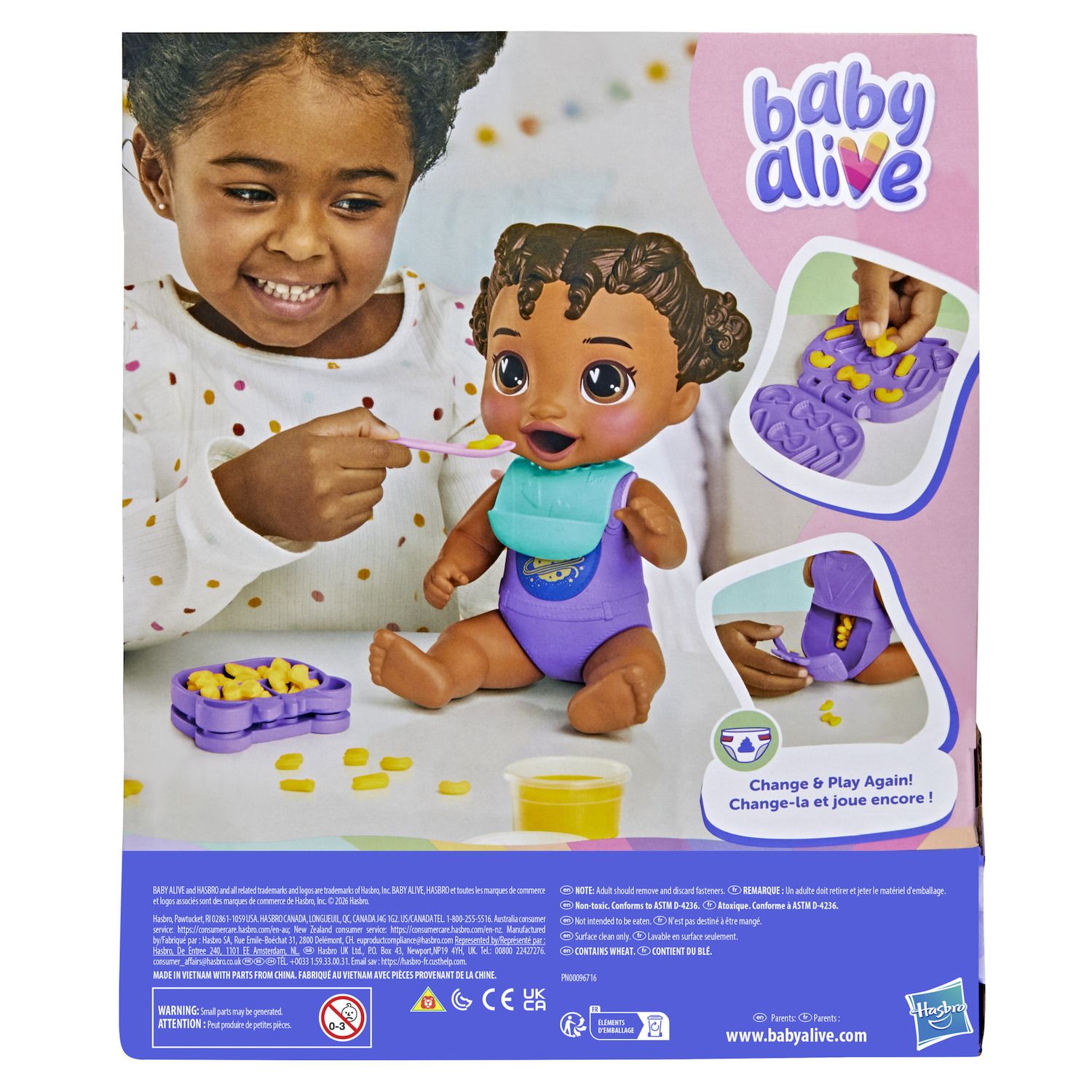 Детские куклы Baby Alive Dinnertime Creations Interactive Baby Doll — фото 3