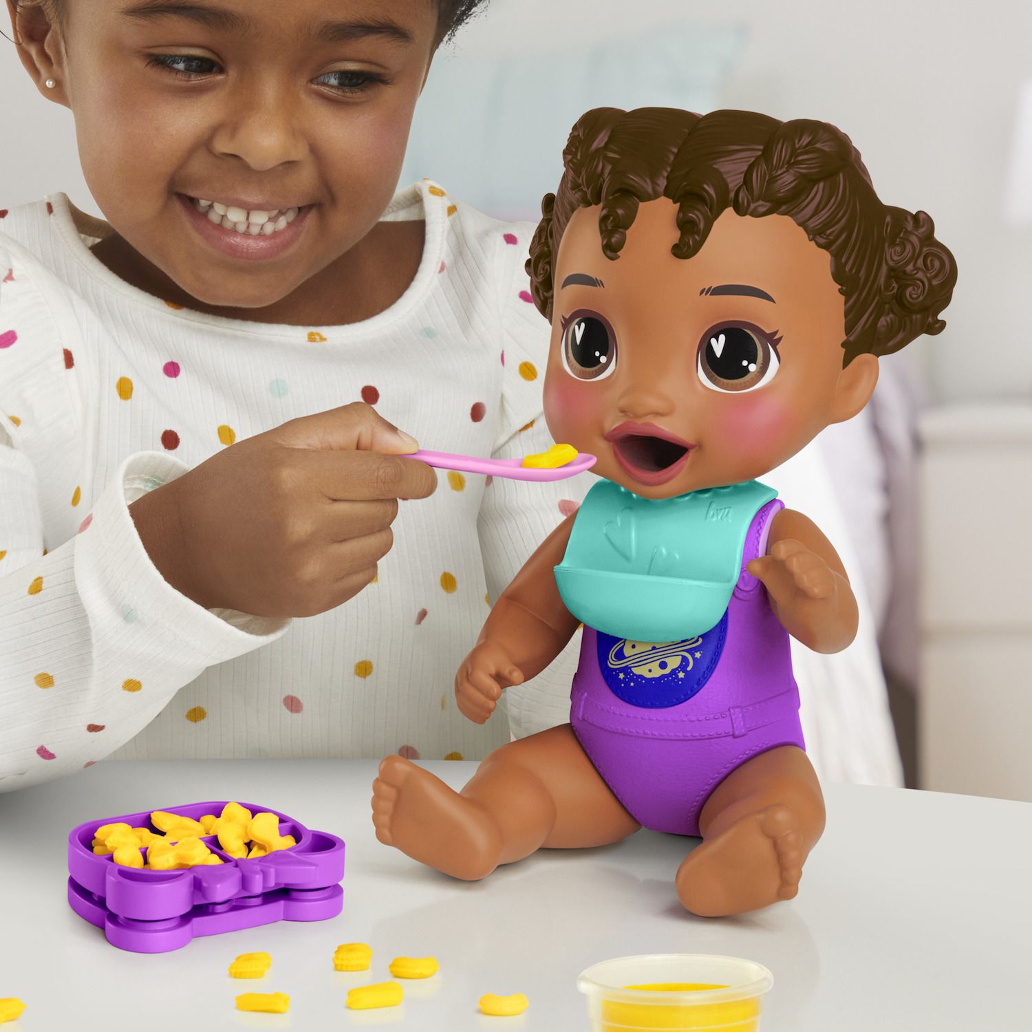 Детские куклы Baby Alive Dinnertime Creations Interactive Baby Doll — фото 6