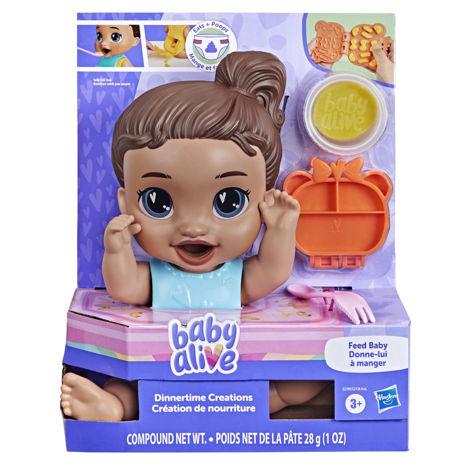 Детские куклы Baby Alive Dinnertime Creations Interactive Baby Doll — фото 3