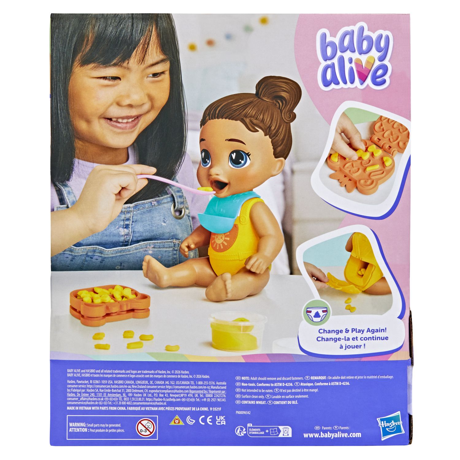 Детские куклы Baby Alive Dinnertime Creations Interactive Baby Doll — фото 4