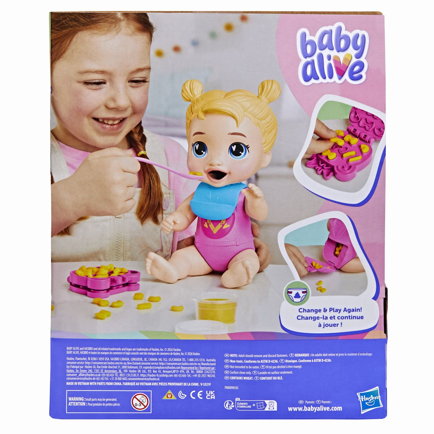 Детские куклы Baby Alive Dinnertime Creations Interactive Baby Doll — фото 4