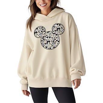 Women's Disney's Mickey Mouse Oversized Fleece Hoodie Sweatshirt