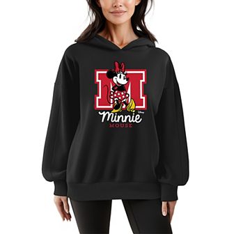 Women's Disney's Minnie Mouse Oversized Fleece Hoodie Sweatshirt