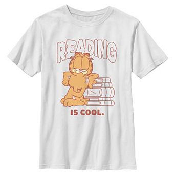 Boys 6-20 Nickelodeon Garfield Reading Is Cool Graphic Tee