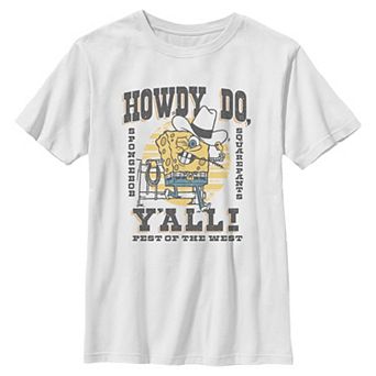 Boys 6-20 Nickelodeon SpongeBob SquarePants Cowboy Pants Graphic Tee