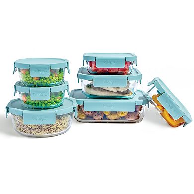 Bentgo Leak-Proof Glass 14-pc. Food Storage Set