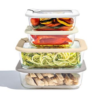 Bentgo 8 pc Signature Leak-Proof Glass Food Storage Set