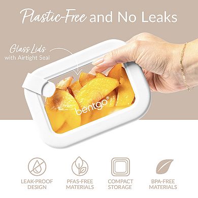 Bentgo 8-pc. Signature Leak-Proof Glass Food Storage Set