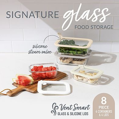 Bentgo 8-pc. Signature Leak-Proof Glass Food Storage Set