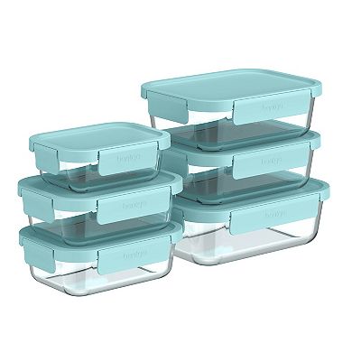 Bentgo Leak-Proof Glass 12-pc. Food Storage Set