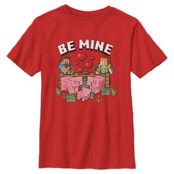Boys 6-20 Minecraft Be Mine Graphic Tee