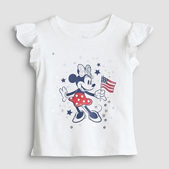 Baby & Toddler Girl Jumping Beans® Disney's Minnie Mouse Flutter Embellished Graphic Tee