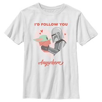 Boys 6-20 Star Wars The Mandalorian I'd Follow You Anywhere Graphic Tee