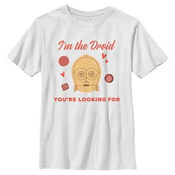 Boys 6-20 Star Wars C-3PO I'm The Droid You're Looking For Graphic Tee