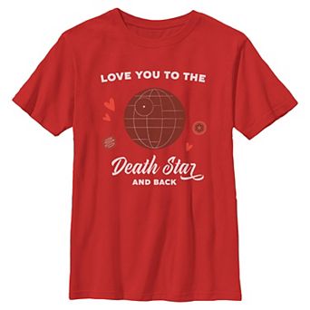 Boys 6-20 Star Wars Love You To The Death Star And Back Graphic Tee