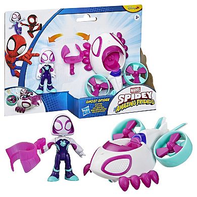Hasbro Marvel Spidey and His Amazing Friends 3-Inch Action Figures & Vehicles