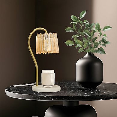Belle Maison 13-Inch Marble Base Candle Warmer
