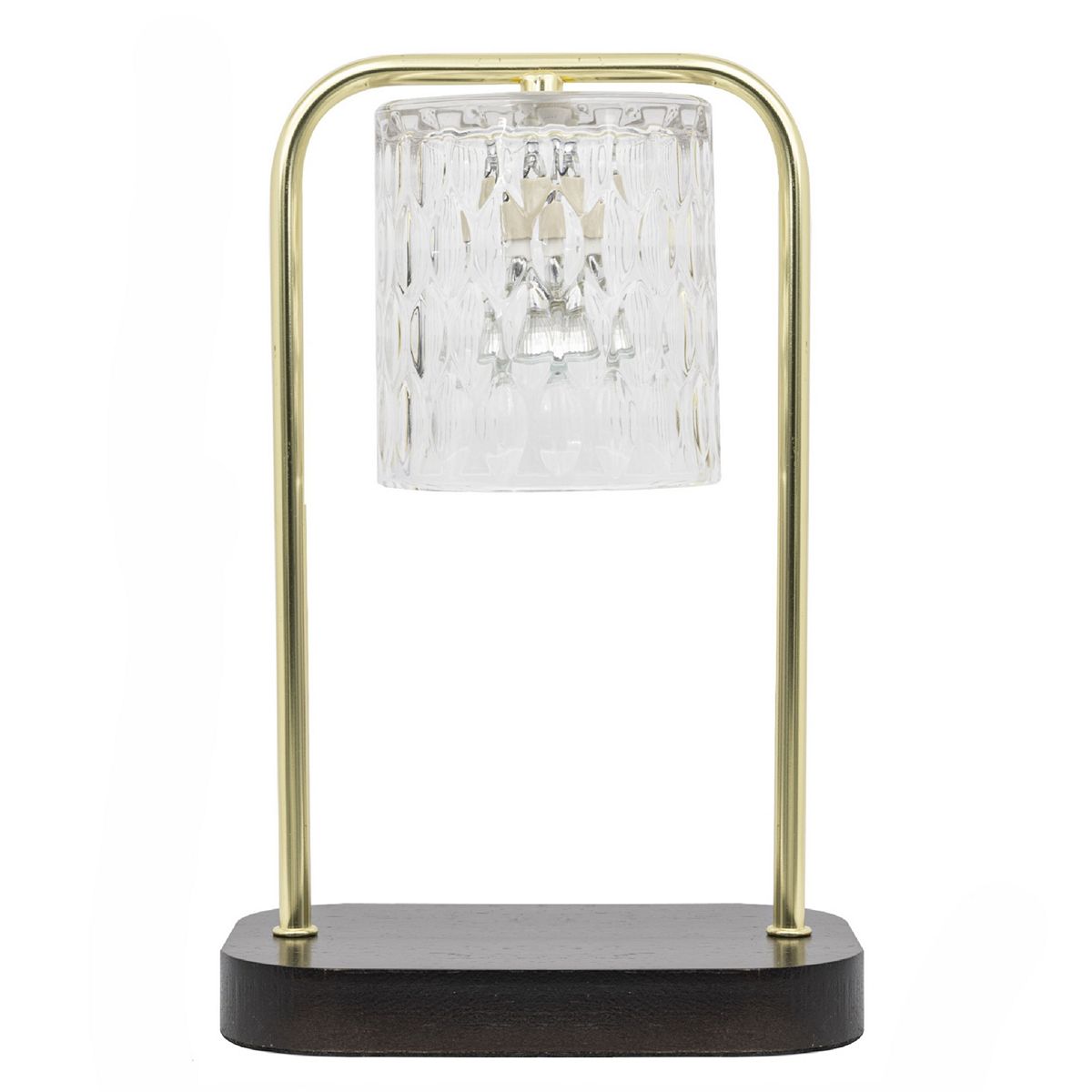 Belle Maison 11.5-Inch Glass Shade Candle Warmer