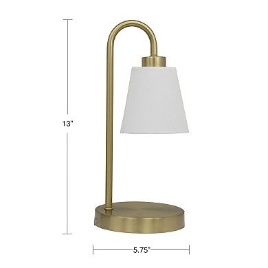 Belle Maison 13-Inch Linen Shade Candle Warmer