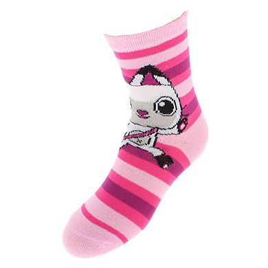 Textiel Trade Girl's Nickelodeon Gabby's Dollhouse Novelty Socks (3 Pack)