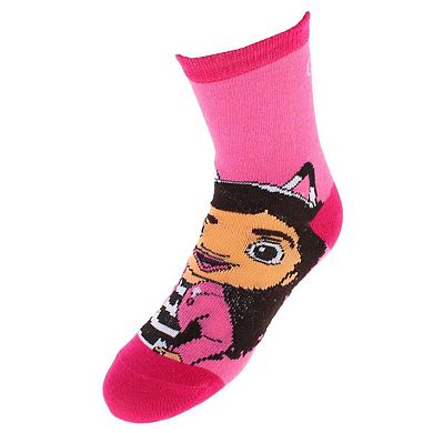 Textiel Trade Girl's Nickelodeon Gabby's Dollhouse Novelty Socks (3 Pack)