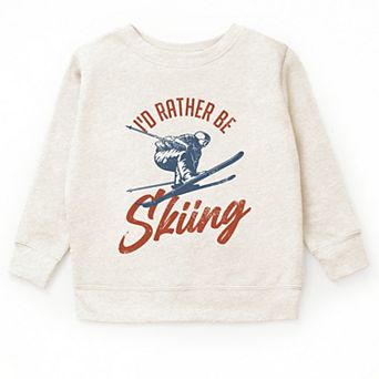 I'd Rather Be Skiing - Youth Graphic Sweatshirt