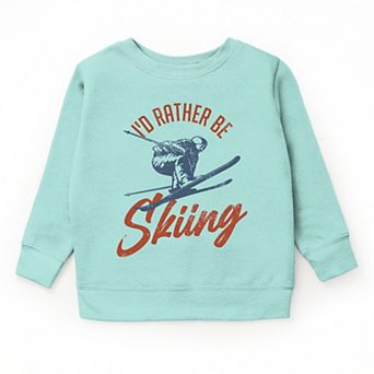 I'd Rather Be Skiing - Youth Graphic Sweatshirt