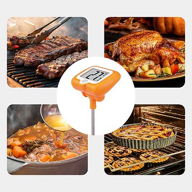 Digital Meat Thermometer, Instant Read Food Thermometer with Clip, Cooking Thermometer 9.8in