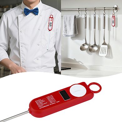 Digital Meat Thermometer, Instant Read Food Cooking Thermometer with Extra Long Probe 9.6x1.2inch