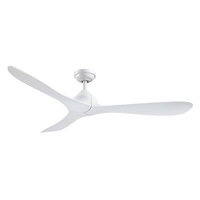 56" Modern ABS 3-Blade Propeller DC Ceiling Fan with Remote