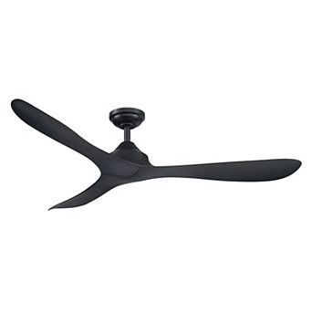 56" Modern ABS 3-Blade Propeller DC Ceiling Fan with Remote