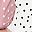 Pink White Black Dots