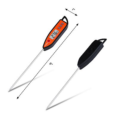 Digital Meat Thermometer, Instant Read Food Thermometer, Cooking Thermometer for Outside 9x1 inch