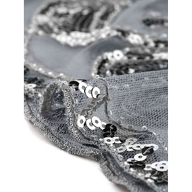 2 Packs Women's Sequin Beaded Shawl Wrap Evening Cape Bridal Cover Up