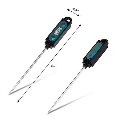 Digital Meat Thermometer, Instant Read Food Cooking Thermometer with Casing 8.0x0.8x0.6 inch