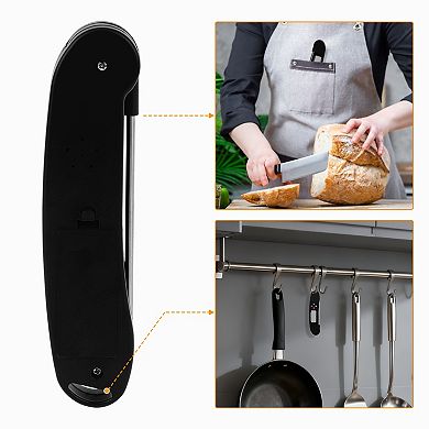 Digital Meat Thermometer, Instant Read Foldable Food Cooking Thermometer 6.1x1.5x1 inch