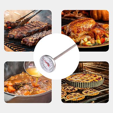 Meat Thermometer, Instant Read Food Thermometer, Waterproof Cooking Thermometer for Kitchen 5in
